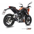 MIVV Full System 1x1, GP Black, Standard Exhaust For KTM 125 Duke 11-16, 200 Duke 12-14 MIVV Full System 1x1, GP Black, Standard Exhaust For KTM 125 Duke 11-16, 200 Duke 12-14