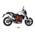 MIVV Slip-on, Suono Stainless Steel, Standard Exhaust For KTM 640 Duke 2012-2018