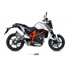 MIVV Slip-on, Suono Stainless Steel, Standard Exhaust For KTM 640 Duke 2012-2018