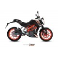 MIVV Full System 1x1, Suono Black, Standard Exhaust For KTM 390 Duke 2013-2016 MIVV Full System 1x1, Suono Black, Standard Exhaust For KTM 390 Duke 2013-2016