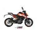 MIVV Slip-on, X-M1 Black, Standard Exhaust For KTM 125 Duke/390 Duke/RC 125/RC 390 2017-2020 MIVV Slip-on, X-M1 Black, Standard Exhaust For KTM 125 Duke/390 Duke/RC 125/RC 390 2017-2020
