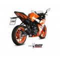 MIVV Slip-on, X-M1 Black, Standard Exhaust For KTM 125 Duke/390 Duke/RC 125/RC 390 2017-2020 MIVV Slip-on, X-M1 Black, Standard Exhaust For KTM 125 Duke/390 Duke/RC 125/RC 390 2017-2020
