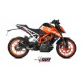 MIVV Slip-on, X-M1 Black, Standard Exhaust For KTM 125 Duke/390 Duke/RC 125/RC 390 2017-2020 MIVV Slip-on, X-M1 Black, Standard Exhaust For KTM 125 Duke/390 Duke/RC 125/RC 390 2017-2020