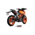 MIVV Slip-on, X-M1 Black, Standard Exhaust For KTM 125 Duke/390 Duke/RC 125/RC 390 2017-2020 MIVV Slip-on, X-M1 Black, Standard Exhaust For KTM 125 Duke/390 Duke/RC 125/RC 390 2017-2020