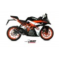 MIVV Slip-on, X-M1 Black, Standard Exhaust For KTM 125 Duke/390 Duke/RC 125/RC 390 2017-2020 MIVV Slip-on, X-M1 Black, Standard Exhaust For KTM 125 Duke/390 Duke/RC 125/RC 390 2017-2020
