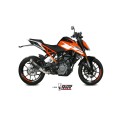 MIVV Slip-on, GPpro Black, Standard Exhaust For KTM 125 Duke/390 Duke/RC 125/RC 390 2017-2020 MIVV Slip-on, GPpro Black, Standard Exhaust For KTM 125 Duke/390 Duke/RC 125/RC 390 2017-2020