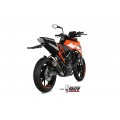 MIVV Slip-on, GPpro Black, Standard Exhaust For KTM 125 Duke/390 Duke/RC 125/RC 390 2017-2020 MIVV Slip-on, GPpro Black, Standard Exhaust For KTM 125 Duke/390 Duke/RC 125/RC 390 2017-2020