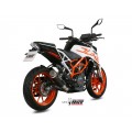 MIVV Slip-on, GPpro Black, Standard Exhaust For KTM 125 Duke/390 Duke/RC 125/RC 390 2017-2020 MIVV Slip-on, GPpro Black, Standard Exhaust For KTM 125 Duke/390 Duke/RC 125/RC 390 2017-2020
