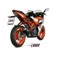 MIVV Slip-on, MK3 Black, Standard Exhaust For KTM 125 Duke/390 Duke/RC 125/RC 390 2017-2020 MIVV Slip-on, MK3 Black, Standard Exhaust For KTM 125 Duke/390 Duke/RC 125/RC 390 2017-2020