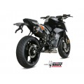MIVV Slip-on, Delta Race Black, Standard Exhaust For KTM 790 Duke 18-20, 890 Duke 20-22 MIVV Slip-on, Delta Race Black, Standard Exhaust For KTM 790 Duke 18-20, 890 Duke 20-22