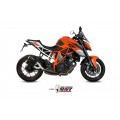 MIVV 2 Slip-on, MK3 Black, Standard Exhaust For KTM 1290 Superduke 2014-2019 MIVV 2 Slip-on, MK3 Black, Standard Exhaust For KTM 1290 Superduke 2014-2019