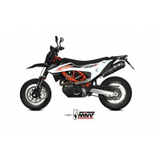MIVV Slip-on, X-M1 Black, Standard Exhaust For KTM 790 Duke 18-20, 890 Duke 20-22