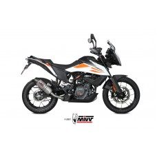 MIVV Slip-on, Oval Titan, Standard Exhaust For KTM 390 Adventure 2020-2022