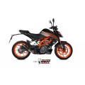 MIVV Slip-on, X-M1 Black, Standard Exhaust For KTM KTM 125/390 Duke 2021-2022 MIVV Slip-on, X-M1 Black, Standard Exhaust For KTM KTM 125/390 Duke 2021-2022
