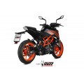 MIVV Slip-on, X-M1 Black, Standard Exhaust For KTM KTM 125/390 Duke 2021-2022 MIVV Slip-on, X-M1 Black, Standard Exhaust For KTM KTM 125/390 Duke 2021-2022