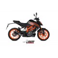 MIVV Slip-on, MK3 Black, Standard Exhaust For KTM 125/390 Duke 2021-2022 MIVV Slip-on, MK3 Black, Standard Exhaust For KTM 125/390 Duke 2021-2022