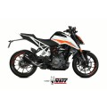 MIVV Slip-on, MK3 Black, Standard Exhaust For KTM 125/390 Duke 2021-2022 MIVV Slip-on, MK3 Black, Standard Exhaust For KTM 125/390 Duke 2021-2022