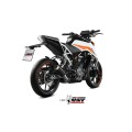 MIVV Slip-on, MK3 Black, Standard Exhaust For KTM 125/390 Duke 2021-2022 MIVV Slip-on, MK3 Black, Standard Exhaust For KTM 125/390 Duke 2021-2022