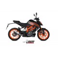 MIVV Slip-on, MK3 Stainless Steel, Standard Exhaust For KTM 125/390 Duke 2021-2022 MIVV Slip-on, MK3 Stainless Steel, Standard Exhaust For KTM 125/390 Duke 2021-2022
