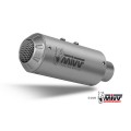 MIVV Slip-on, MK3 Stainless Steel, Standard Exhaust For KTM 125/390 Duke 2021-2022 MIVV Slip-on, MK3 Stainless Steel, Standard Exhaust For KTM 125/390 Duke 2021-2022
