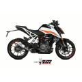 MIVV Slip-on, MK3 Stainless Steel, Standard Exhaust For KTM 125/390 Duke 2021-2022 MIVV Slip-on, MK3 Stainless Steel, Standard Exhaust For KTM 125/390 Duke 2021-2022