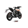 MIVV Slip-on, MK3 Stainless Steel, Standard Exhaust For KTM 125/390 Duke 2021-2022 MIVV Slip-on, MK3 Stainless Steel, Standard Exhaust For KTM 125/390 Duke 2021-2022