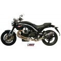MIVV Slip-on, Oval Carbon, Standard Exhaust For Moto Guzzi Griso 850/1100 06-11, Griso 1200 07-16 MIVV Slip-on, Oval Carbon, Standard Exhaust For Moto Guzzi Griso 850/1100 06-11, Griso 1200 07-16