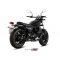 MIVV 2 Slip-on, Ghibli Black, Standard Exhaust For Moto Guzzi V9 Bobber/ Roamer 2016-2022 MIVV 2 Slip-on, Ghibli Black, Standard Exhaust For Moto Guzzi V9 Bobber/ Roamer 2016-2022