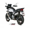 MIVV Slip-on, Speed Edge Stainless Steel, Standard Exhaust For Moto Guzzi V85 TT 2019-2022 MIVV Slip-on, Speed Edge Stainless Steel, Standard Exhaust For Moto Guzzi V85 TT 2019-2022