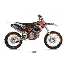 MIVV Full System 1x1, Oval Stainless Steel, Standard Exhaust For KTM EXC 250 F 2010