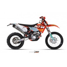 MIVV Full System 1x1, Oval Stainless Steel, Standard Exhaust For KTM EXC 250 F 2011