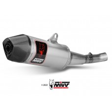 MIVV Full System 1x1, Oval Stainless Steel, Standard Exhaust For Suzuki RM-Z 450 2009-2012