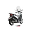 MIVV Slip-on, Mover Black, Standard Exhaust For Honda SH300 2007-2021 MIVV Slip-on, Mover Black, Standard Exhaust For Honda SH300 2007-2021