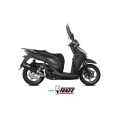 MIVV Slip-on, Mover Black, Standard Exhaust For Honda SH300 2007-2021 MIVV Slip-on, Mover Black, Standard Exhaust For Honda SH300 2007-2021