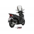 MIVV Slip-on, Mover Black, Standard Exhaust For Honda SH300 2007-2021 MIVV Slip-on, Mover Black, Standard Exhaust For Honda SH300 2007-2021