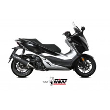MIVV Slip-On, Mover Black, Standard Exhaust For Honda Forza 300 2018-2021