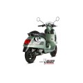 MIVV Full System 1x1, Delta Race Black, Standard Exhaust For Vespa GTS 300 2008-2020 MIVV Full System 1x1, Delta Race Black, Standard Exhaust For Vespa GTS 300 2008-2020