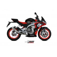 MIVV Full System 1x1, X-M1 Titan, Alto/High up Exhaust For Aprilia Tuono 660 21, RS 660 20-21