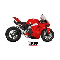 MIVV Full System 2x2, MK3 Carbon, Sub-code/Underseat Exhaust For Ducati Panigale V4 2018-2021