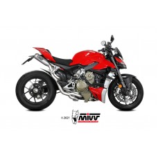 MIVV Full System 2x2, X-M1 Titan, Sub-code/Underseat Exhaust For Ducati Streetfighter V4 2020-2021