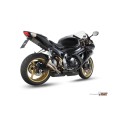MIVV Slip-on, Double Gun Full Titanium, Standard Exhaust For Suzuki GSX-R 600/GSX-R 750 2008-2010 MIVV Slip-on, Double Gun Full Titanium, Standard Exhaust For Suzuki GSX-R 600/GSX-R 750 2008-2010