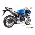 MIVV Slip-on, Double Gun Full Titanium, Standard Exhaust For Suzuki GSX-R 600 11-16, GSX-R 750 11-17 MIVV Slip-on, Double Gun Full Titanium, Standard Exhaust For Suzuki GSX-R 600 11-16, GSX-R 750 11-17