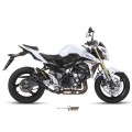 MIVV Slip-on, Double Gun Black, Standard Exhaust For Suzuki GSR 750 2011-2016 MIVV Slip-on, Double Gun Black, Standard Exhaust For Suzuki GSR 750 2011-2016