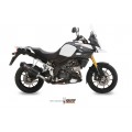 MIVV Slip-on, Oval Carbon, Standard Exhaust For Suzuki DL V-strom 1000/1050 2014-2022 MIVV Slip-on, Oval Carbon, Standard Exhaust For Suzuki DL V-strom 1000/1050 2014-2022