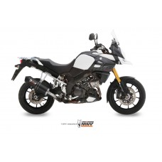 MIVV Slip-on, Oval Carbon, Standard Exhaust For Suzuki DL V-strom 1000/1050 2014-2022