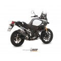 MIVV Slip-on, Oval Carbon, Standard Exhaust For Suzuki DL V-strom 1000/1050 2014-2022 MIVV Slip-on, Oval Carbon, Standard Exhaust For Suzuki DL V-strom 1000/1050 2014-2022
