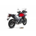 MIVV Slip-on, Oval Carbon, Standard Exhaust For Suzuki DL V-strom 1000/1050 2014-2022 MIVV Slip-on, Oval Carbon, Standard Exhaust For Suzuki DL V-strom 1000/1050 2014-2022
