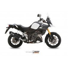 MIVV Slip-on, Speed Edge Black, Standard Exhaust For Suzuki DL V-strom 1000/1050 2014-2022