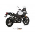 MIVV Slip-on, Speed Edge Black, Standard Exhaust For Suzuki DL V-strom 1000/1050 2014-2022 MIVV Slip-on, Speed Edge Black, Standard Exhaust For Suzuki DL V-strom 1000/1050 2014-2022