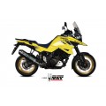 MIVV Slip-on, Speed Edge Black, Standard Exhaust For Suzuki DL V-strom 1000/1050 2014-2022 MIVV Slip-on, Speed Edge Black, Standard Exhaust For Suzuki DL V-strom 1000/1050 2014-2022
